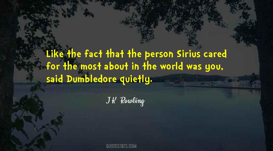 Dumbledore To Harry Potter Quotes #185818