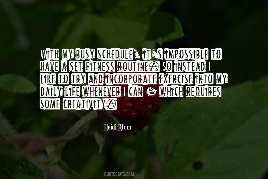 Exercise Routine Quotes #907879