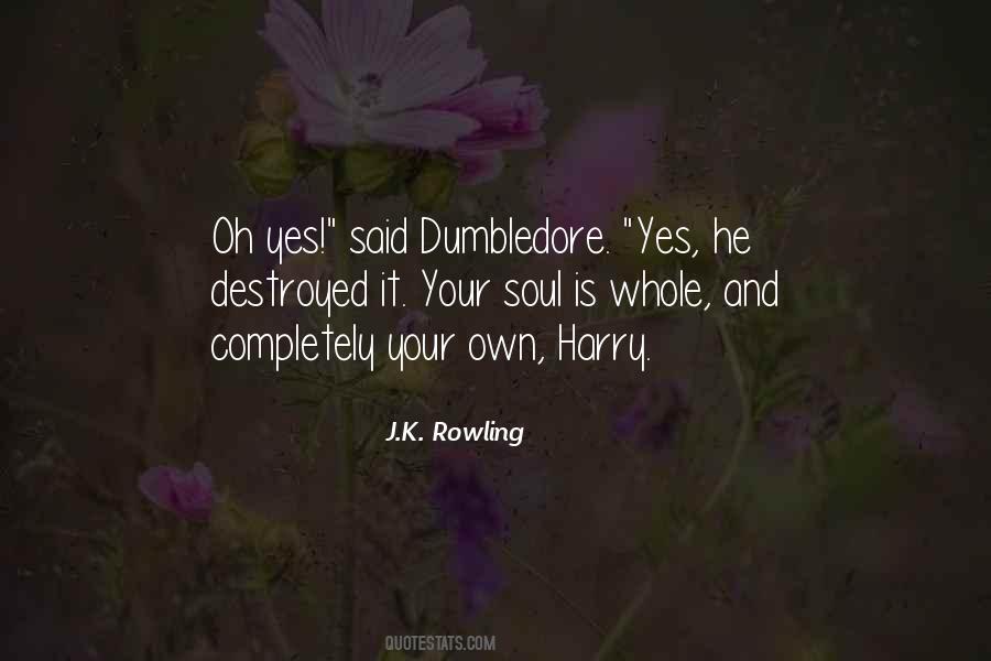 Dumbledore's Quotes #277657