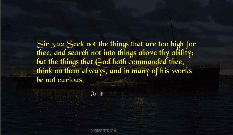 In The Search Of Quotes #1059476
