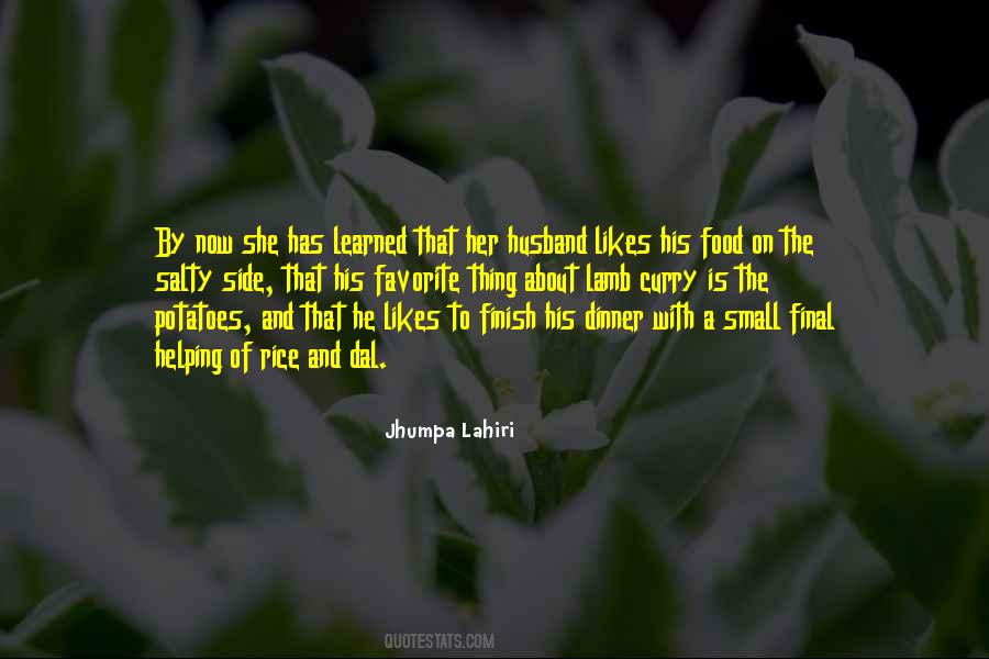 Husband Food Quotes #1227388