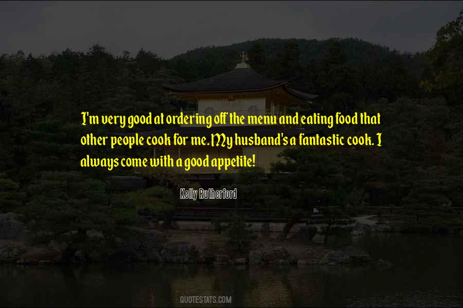 Husband Food Quotes #453936