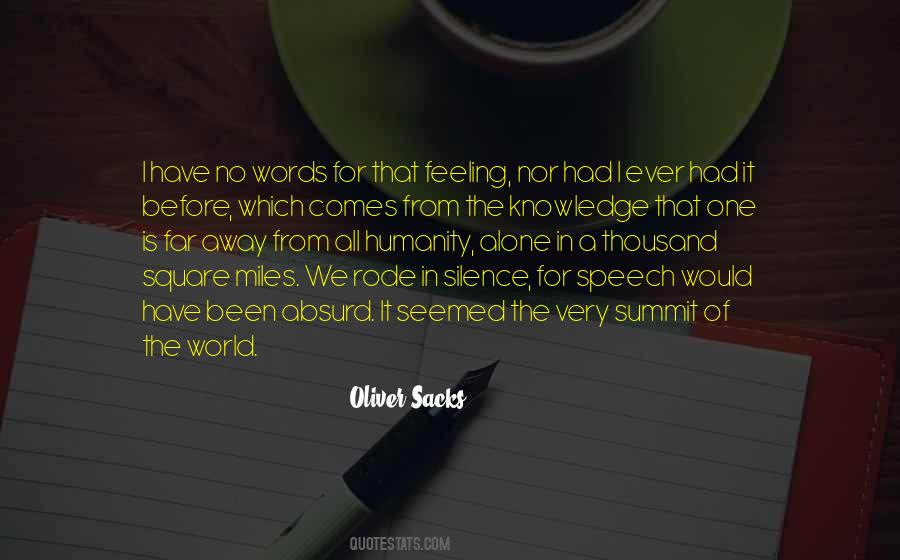 Ever Had That Feeling Quotes #978174