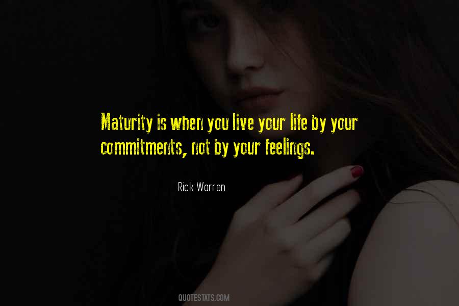 Maturity Is When Quotes #1344729