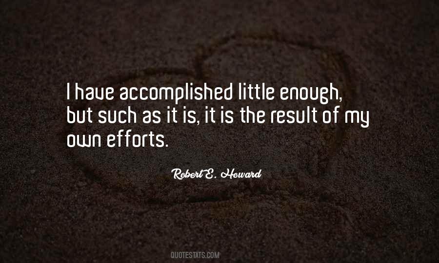 Little Efforts Quotes #1626530