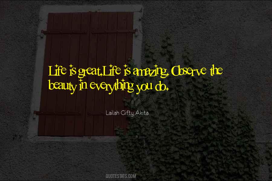 Beauty Is Life Quotes #785427