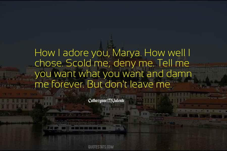 I Love You And Adore You Quotes #854726