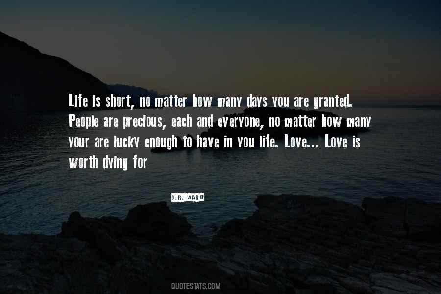 How Lucky You Are Quotes #838546