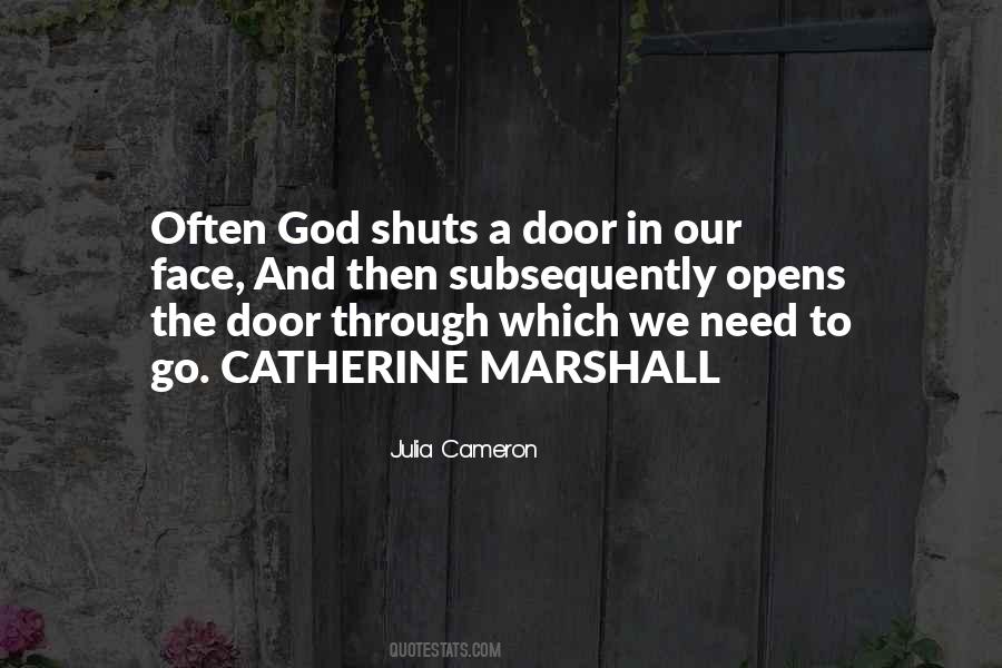 When God Opens A Door Quotes #125778