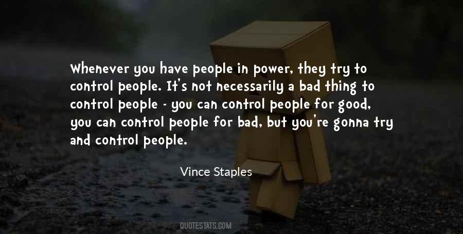 Bad Control Quotes #1091851