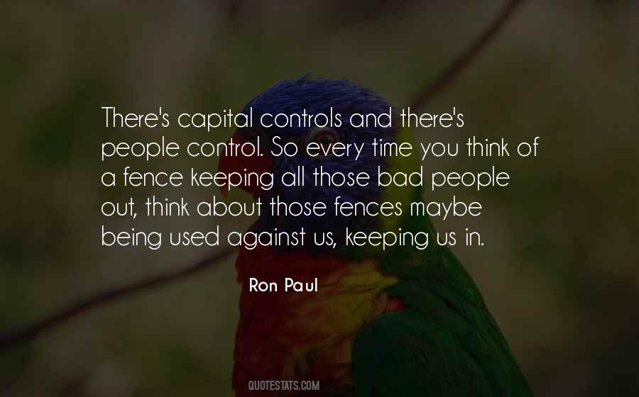 Bad Control Quotes #878223