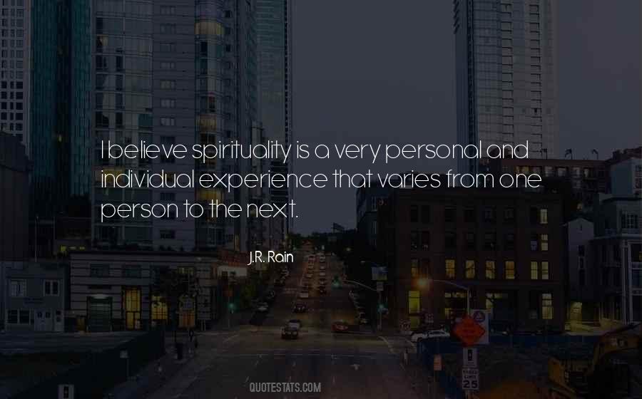 Quotes About Individual Spirituality #321773