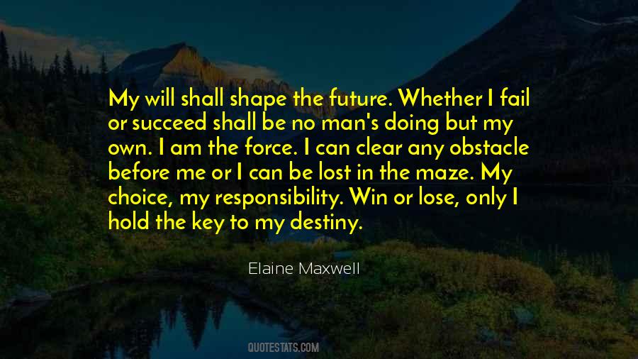 Whether I Fail Or Succeed Quotes #214278