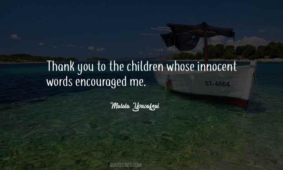 Quotes About Innocent Children #1453210