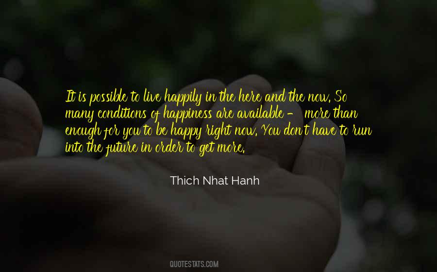 Happy For The Future Quotes #1287005