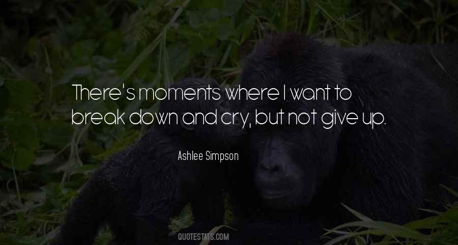 Break Down And Cry Quotes #1269383