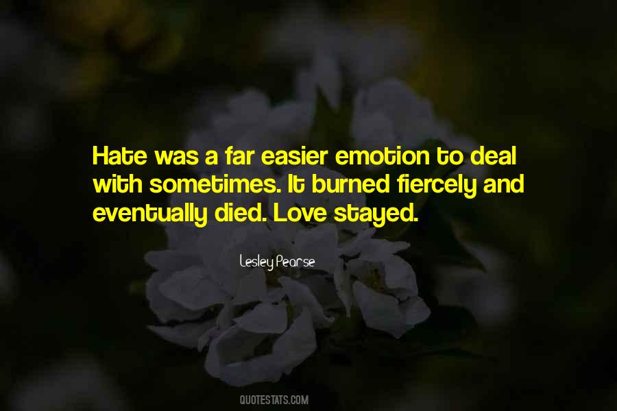 Love Died Quotes #1529219