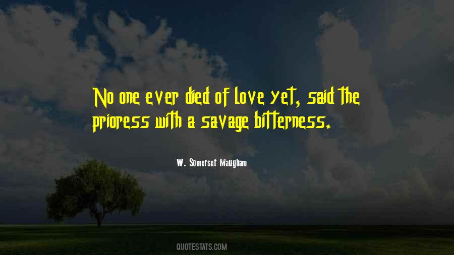 Love Died Quotes #1781129