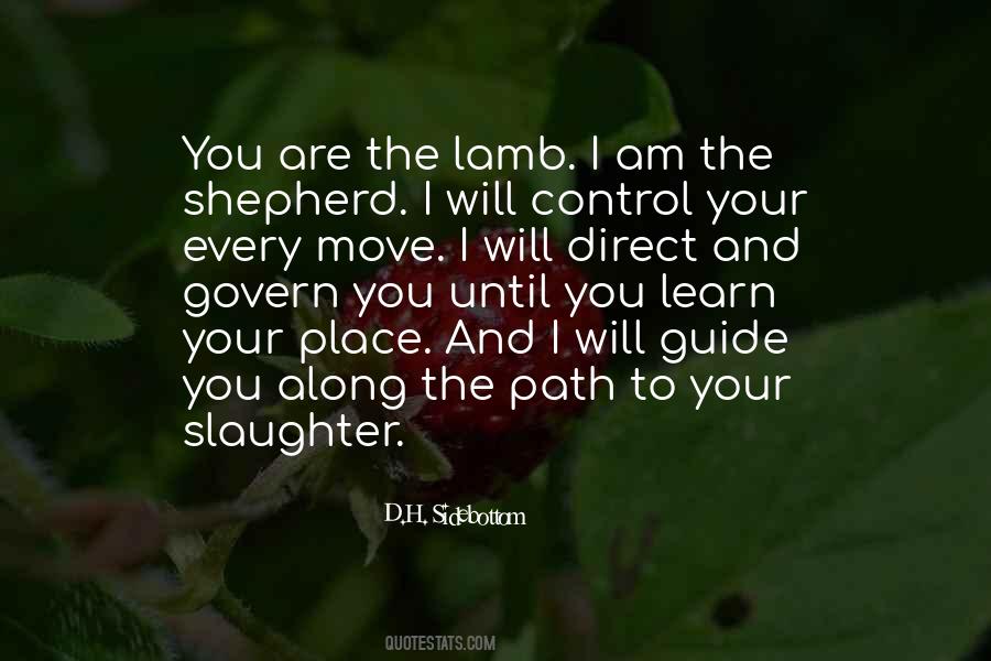 Lamb Of The Slaughter Quotes #1112836