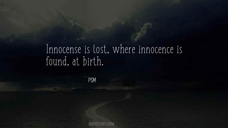 Quotes About Innocense #1875805