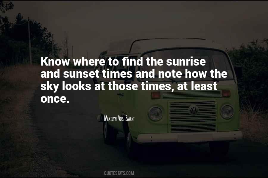 Sky Sunrise Quotes #973800