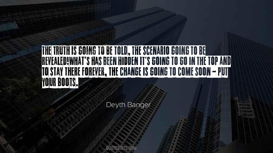 Change Is Going To Come Quotes #553783