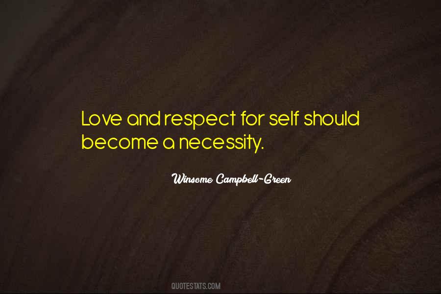 Love Self Respect Quotes #853660