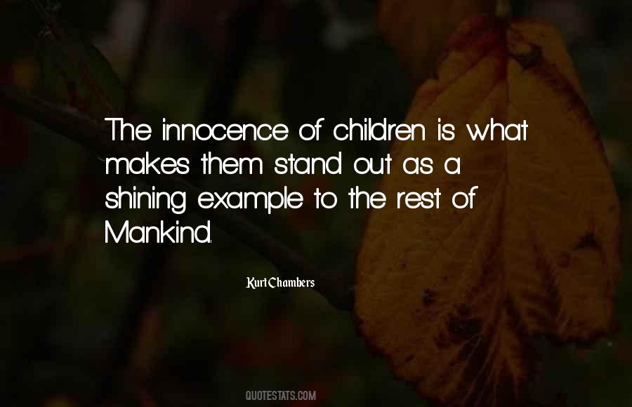 Quotes About Innocence Of Children #1659025