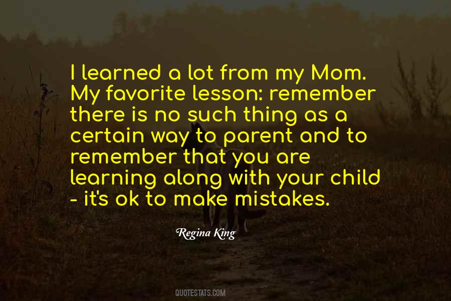 Remember The Lesson Quotes #1069985