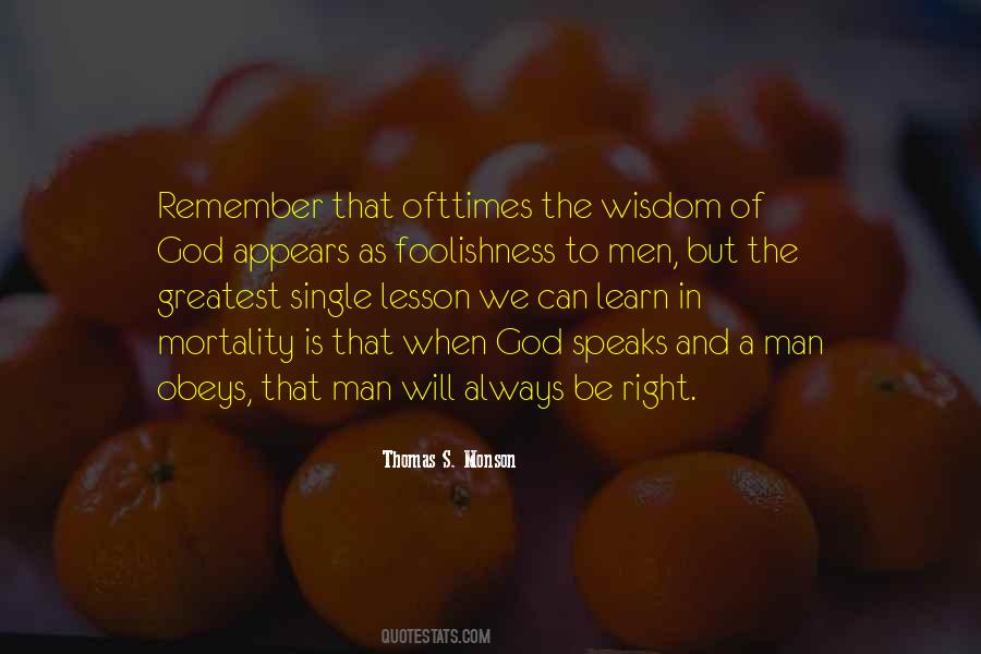 Remember The Lesson Quotes #1759083