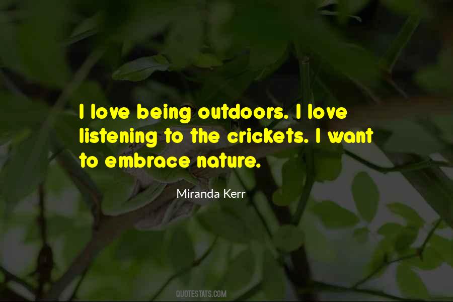 Nature Outdoors Quotes #560632