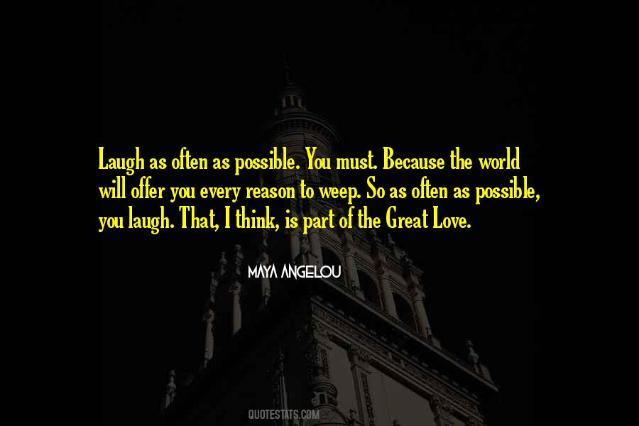 I Love Laughing Quotes #1358518