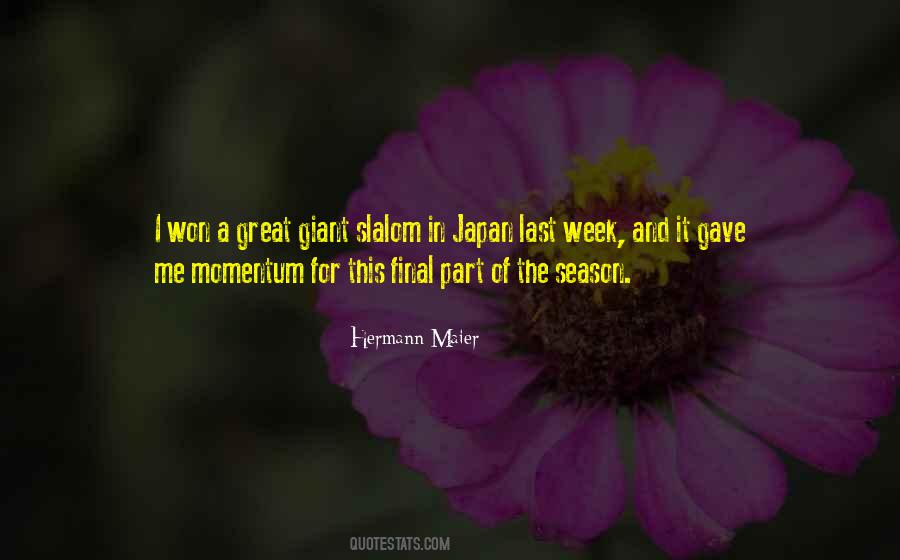 Me Season Quotes #267275