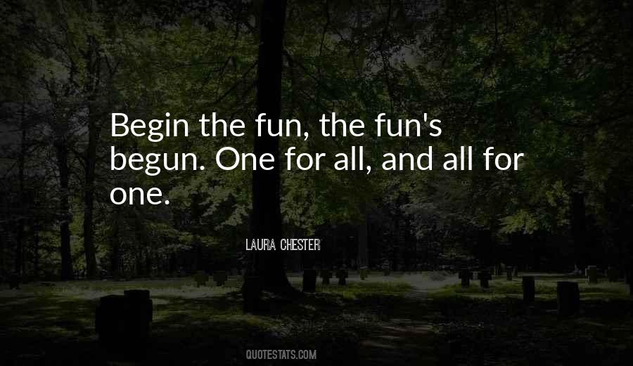 One For All And All For One Quotes #233779