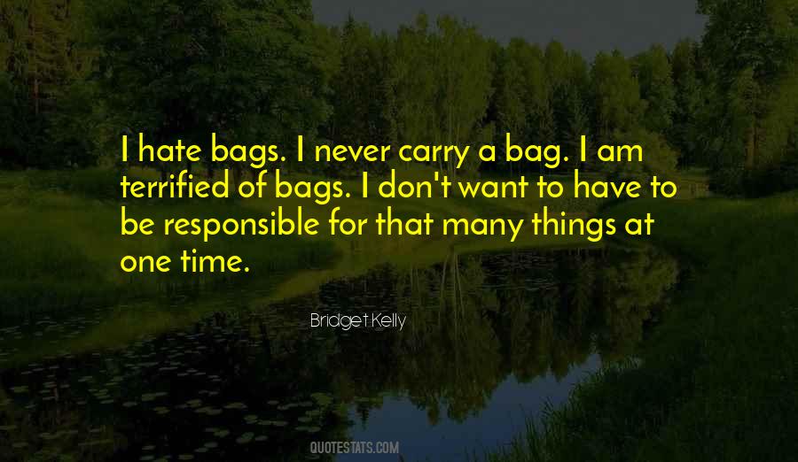 Carry A Bag Quotes #633554