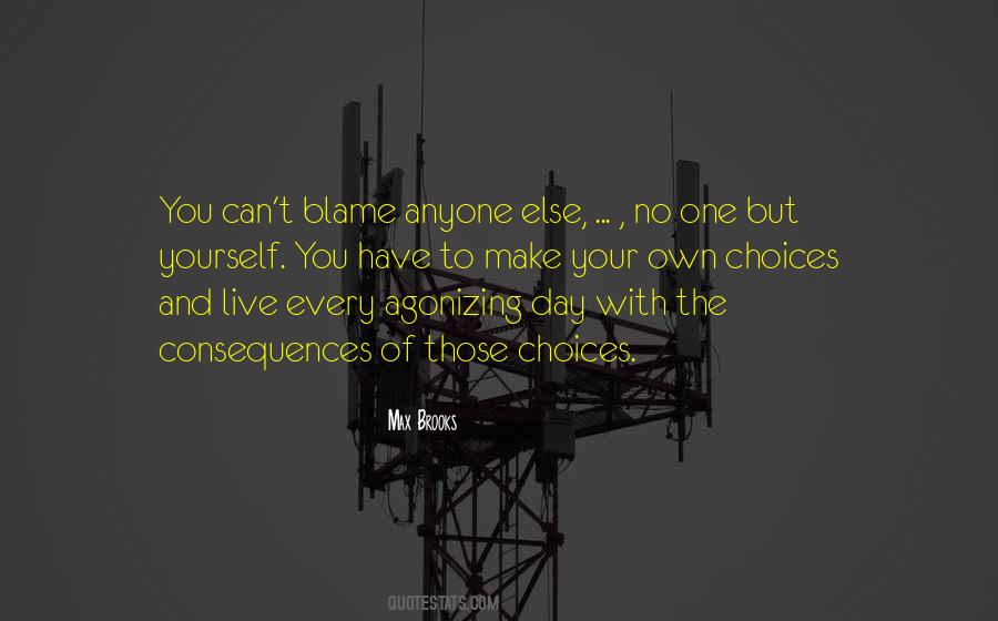 No One To Blame Quotes #1072811