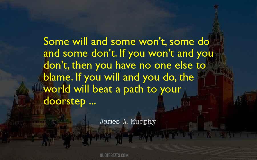 No One To Blame Quotes #1176339