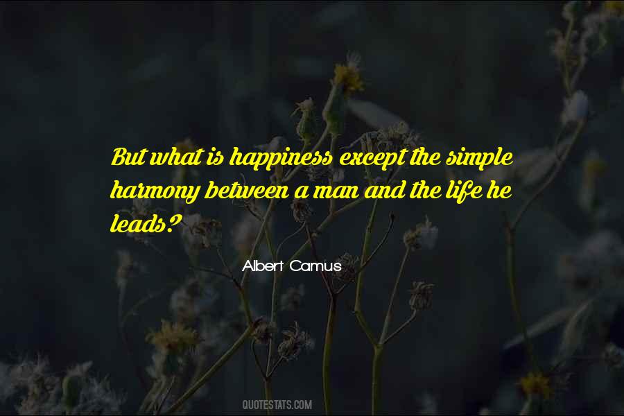 Harmony Life Quotes #1171862