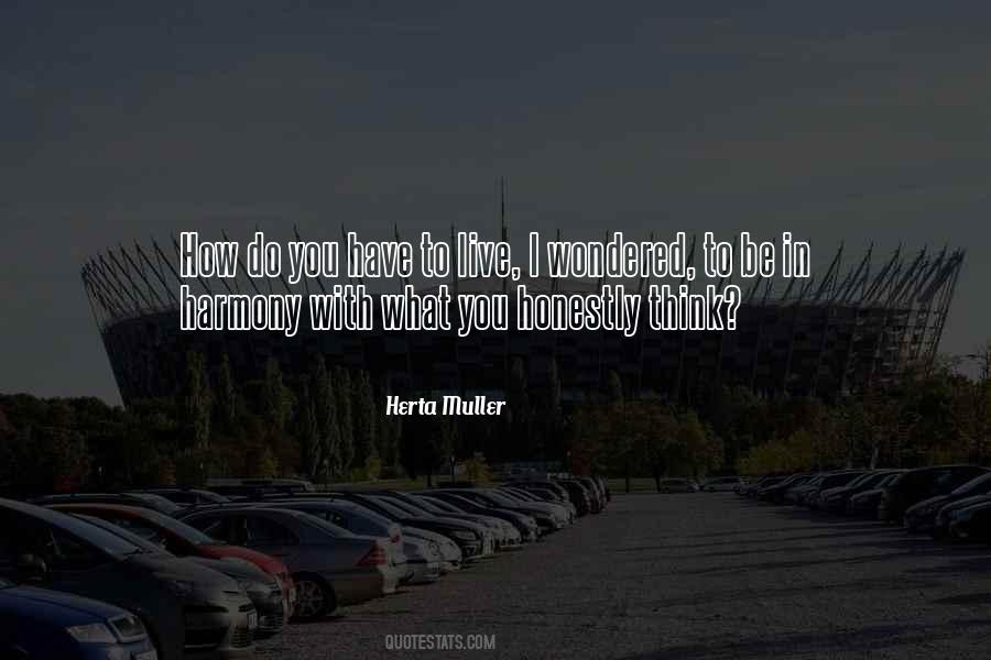 Harmony Life Quotes #788475