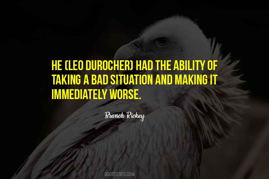 Durocher Quotes #10383