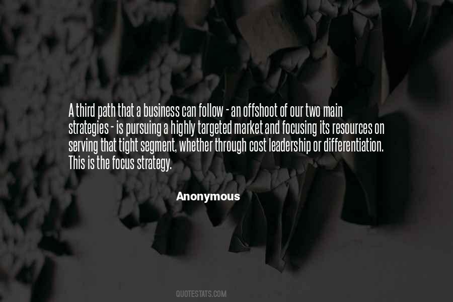 Leadership Strategy Quotes #1689689