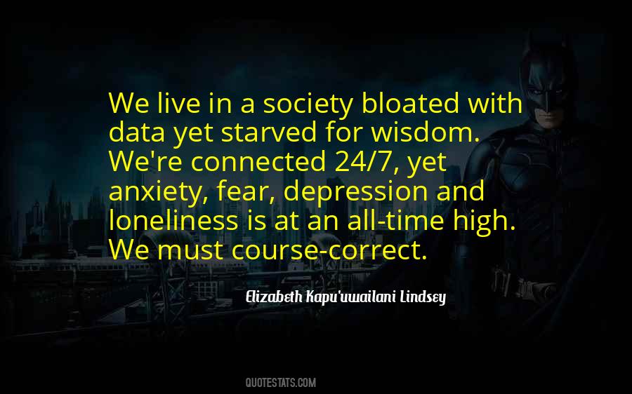 We Live In Society Quotes #60259