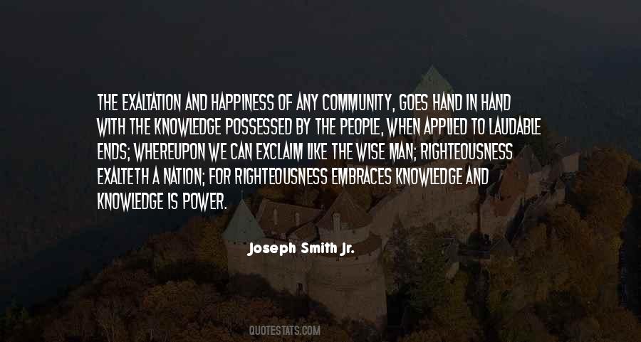 Quotes About Community Happiness #134967