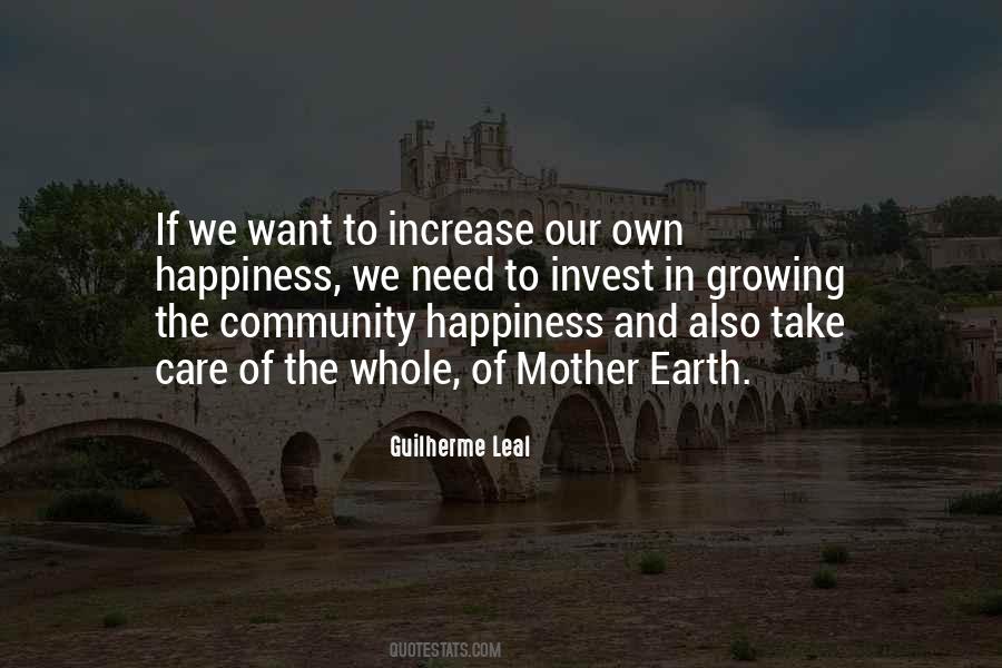 Quotes About Community Happiness #1717445