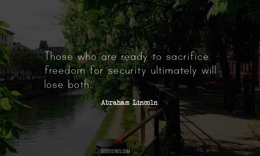 Security Freedom Quotes #285429