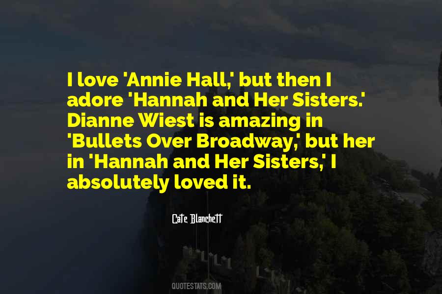 Annie Hall Love Quotes #292962