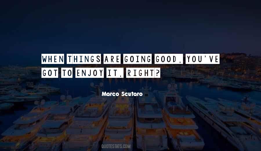 When Things Are Going Good Quotes #1537685