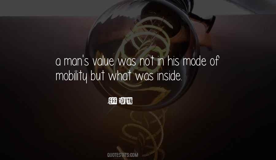 Value Of A Man Quotes #384296