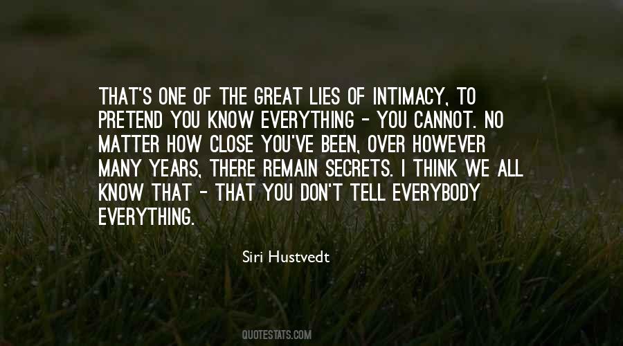 Over The Lies Quotes #1097853