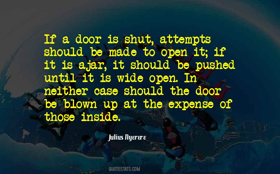 Shut Door Quotes #331318